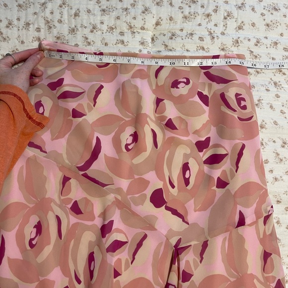 Floral Pink Women's Skirt - Picture 6 of 7